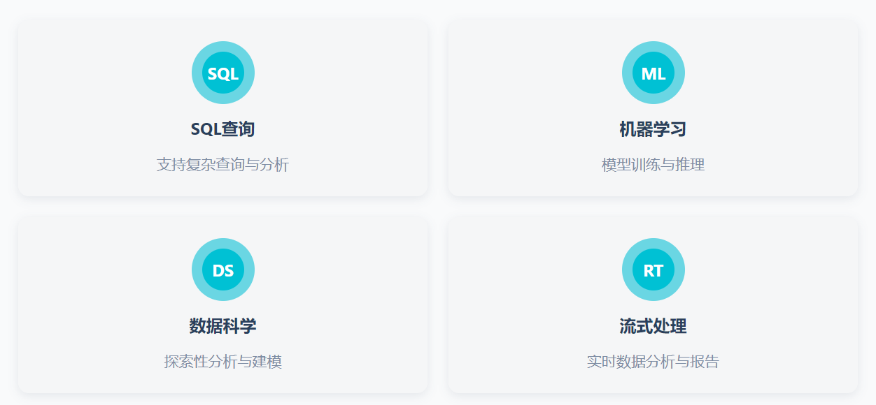 湖仓一体化支持各种工作负载